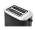 Morphy Richards black 2 Slice Toaster - top view