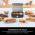 Ninja GR101UK Sizzle Grill & Flat Plate open surrounded by food