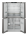 Open View of the Liebherr Msdd9012 Pure NoFrost fridge freezer