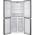 Open view of Indesit INGF6421XP4UK showing spacious interior and flexible shelving