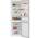 Open view of Indesit INKS1361W4UK showing fridge and freezer compartments