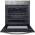 Open view of Indesit IO232HXUK oven showing large interior and shelves
