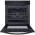 Open view of Indesit IO233BUK showing shelves and internal lighting