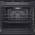 Open view of Indesit IO253BUK showing spacious 71L interior and shelving