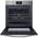 Open view of Indesit IO253XUK oven showing 71L interior with oven trays