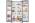Open view of Samsung RS57DG400EM9EU fully stocked with groceries in fridge and freezer compartments