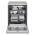 Open view of the LG DF355FP freestanding dishwasher