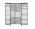 Open view of the Samsung RS70F66KCFEU American Fridge Freezer