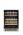 Open view showing wine rack layout and dual zone compartments