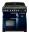 Rangemaster CDL90DFFRBC 90cm Classic Deluxe Dual Fuel Royal Blue Chrome Range Cooker 113530