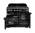 Rangemaster CDL90DFFBLC - 90cm Classic Deluxe Dual Fuel Black Chrome Range Cooker