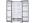 Samsung RS57DG400EM9EU fridge freezer open with empty interior showing storage layout