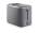 Side angle view of the Morphy Richards Equip 2 Slice Toaster in Grey