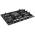 Side view of NordMende HGX703BGL 70cm gas hob 