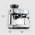 Side view of Sage Barista Pro showing compact dimensions 35.4 x 34.3 x 40.6 cm