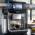 Siemens TQ717GB3 side profile showing milk frother and coffee spout
