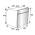 Technical drawing of Nordmende SO106BL Built-In Single Oven showing dimensions and installation guide