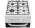 Top down hob view on the Zenith ZE501W gas cooker