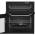 White Hotpoint electric twin cooker with oven and separate grill cavity